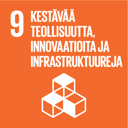 Agenda2030 kestävän kehityksen tavoite 9: Kestävää teollisuutta, innovaatioita ja infrastruktuureja