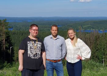 Puijolla Tommi Anssi Teija Tiijot 4 Kuopiossa Puijolla Tommi Puurunen, Anssi Tilli ja Teija Tilli
